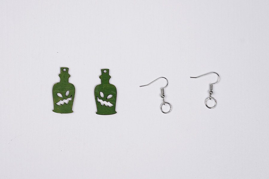 Wine Bottle Earrings-Step2 -1
